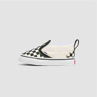 Vans Toddler Slip-On V Checkerboard Black/Whte