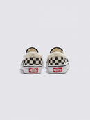 Vans Kids UY Classic Slip On (Checkerboard) Black/White