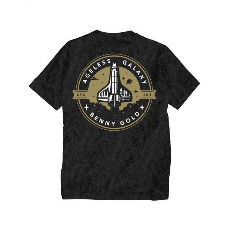 AGLXY Lift Off & Stay Gold T-Shirt Black