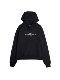 W.Essentiels x One Piece Strawhat Crew Oversize Hoodie Jacket Noir Black