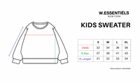 W.Essentiels Kids Liege Sweater Oversize Sundae Blueberry