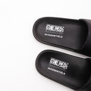 W.Essentiels x One Piece Sun God Slides Noir Black