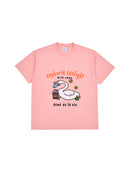 ADLV Fish Swan S/S Tee Pink