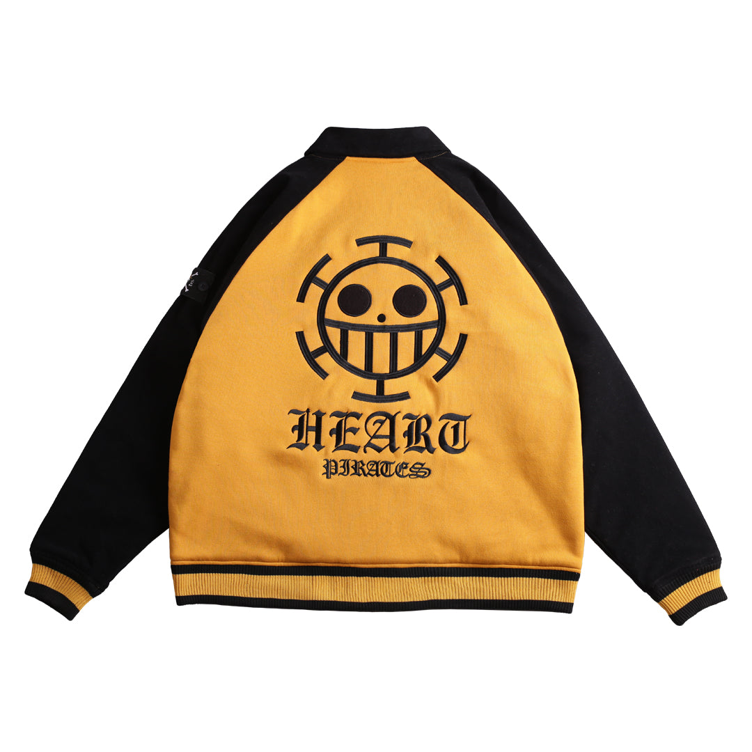 W.Essentiels X One Piece Torao Law Collegiate Varsity Jacket Mustard/Black