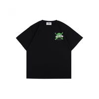 W.Essentiels X One Piece Mugiwara Logo Personal Zoro Boxy Cut T-Shirt Black