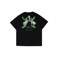 W.Essentiels X One Piece Mugiwara Logo Personal Zoro Boxy Cut T-Shirt Black