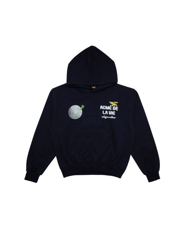 ADLV Edge Walker X Acme De La Vie No.2 Hoodie Navy – WORMHOLE STORE